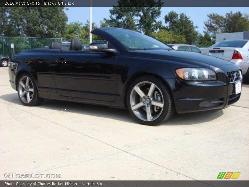 Black / Off Black 2010 Volvo C70 T5