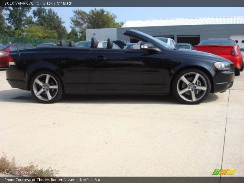 Black / Off Black 2010 Volvo C70 T5