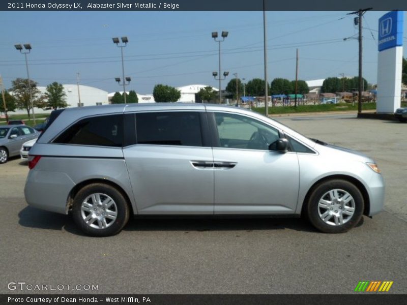  2011 Odyssey LX Alabaster Silver Metallic