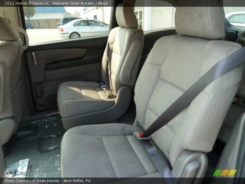 Alabaster Silver Metallic / Beige 2011 Honda Odyssey LX