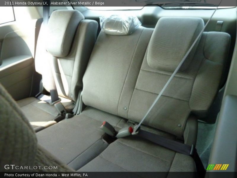 Alabaster Silver Metallic / Beige 2011 Honda Odyssey LX