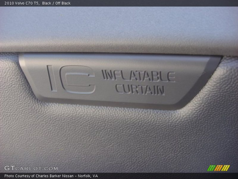Black / Off Black 2010 Volvo C70 T5