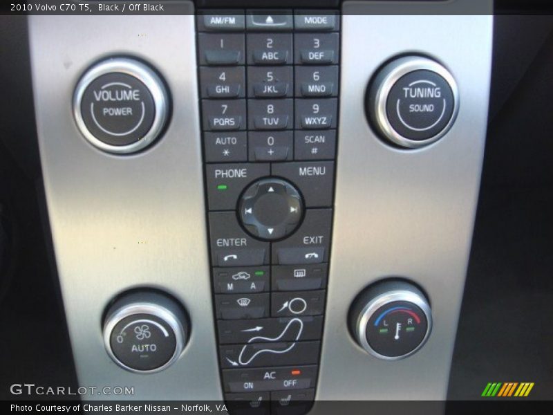 Black / Off Black 2010 Volvo C70 T5