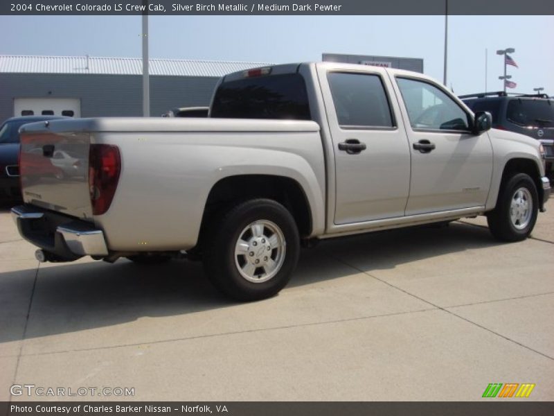 Silver Birch Metallic / Medium Dark Pewter 2004 Chevrolet Colorado LS Crew Cab