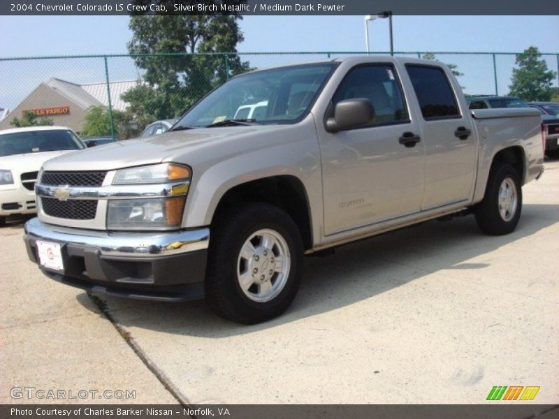 Silver Birch Metallic / Medium Dark Pewter 2004 Chevrolet Colorado LS Crew Cab
