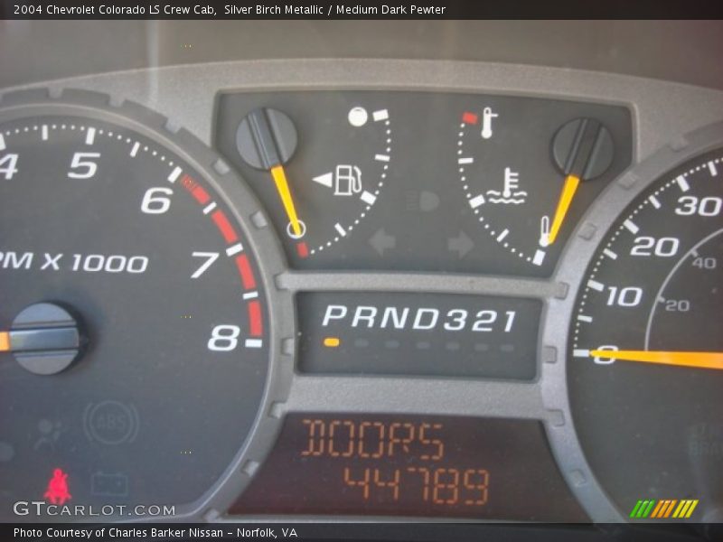 Silver Birch Metallic / Medium Dark Pewter 2004 Chevrolet Colorado LS Crew Cab