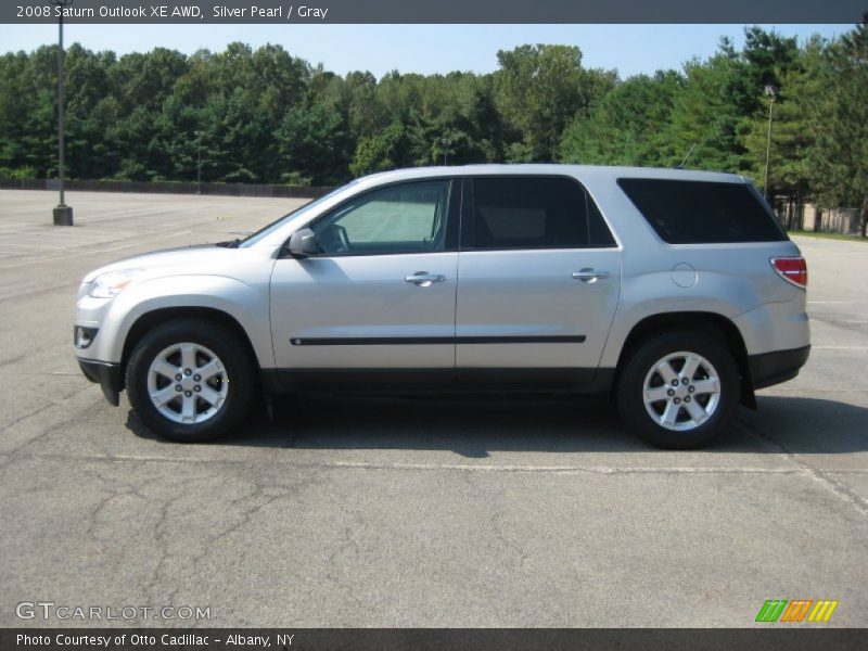 Silver Pearl / Gray 2008 Saturn Outlook XE AWD