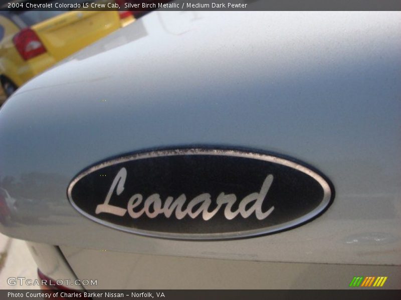 Silver Birch Metallic / Medium Dark Pewter 2004 Chevrolet Colorado LS Crew Cab