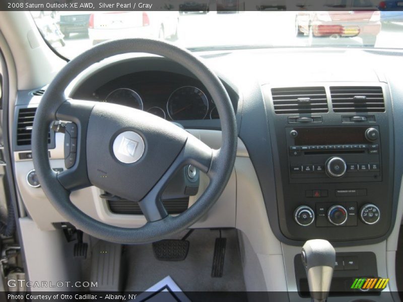 Silver Pearl / Gray 2008 Saturn Outlook XE AWD