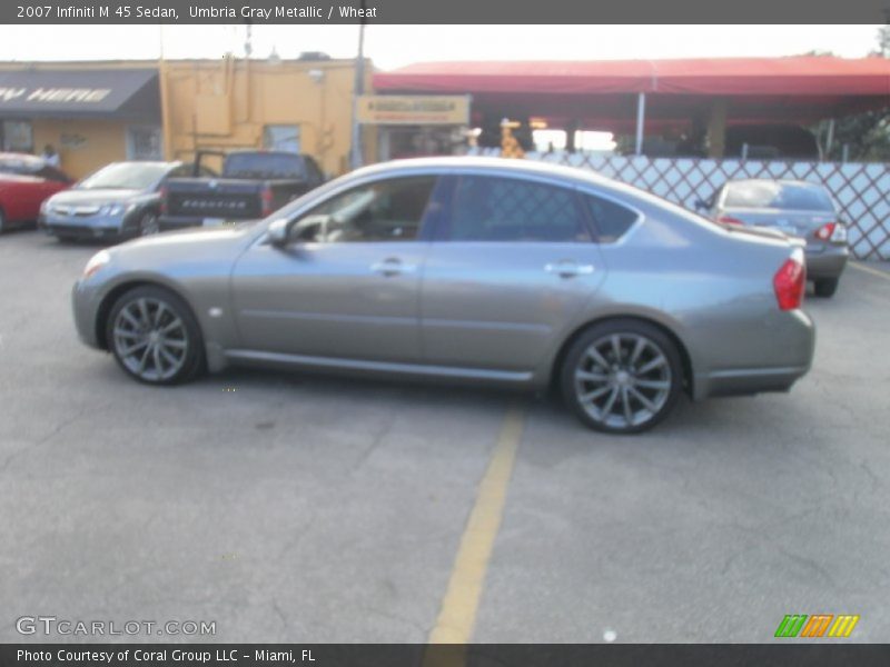 Umbria Gray Metallic / Wheat 2007 Infiniti M 45 Sedan
