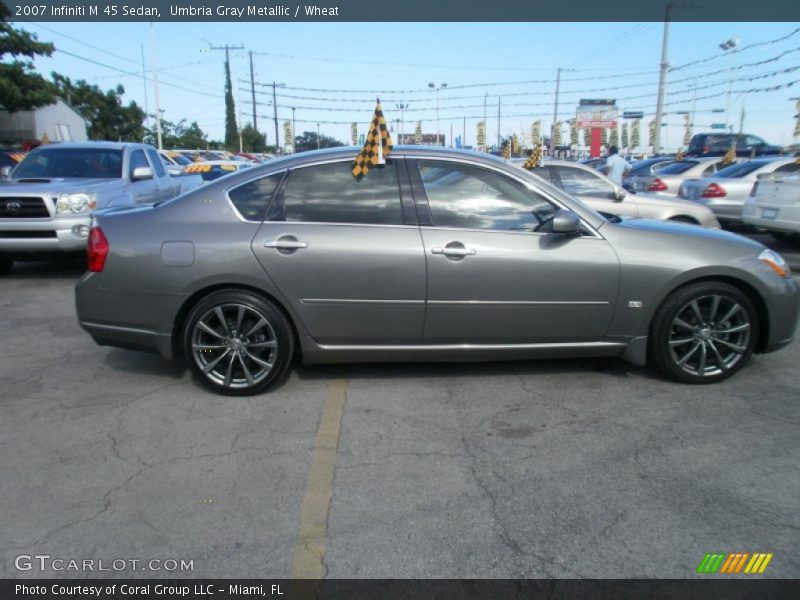 Umbria Gray Metallic / Wheat 2007 Infiniti M 45 Sedan
