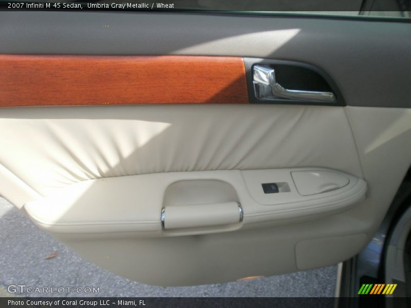 Umbria Gray Metallic / Wheat 2007 Infiniti M 45 Sedan