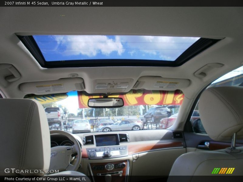 Umbria Gray Metallic / Wheat 2007 Infiniti M 45 Sedan