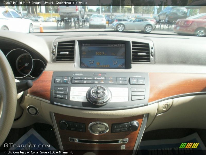 Umbria Gray Metallic / Wheat 2007 Infiniti M 45 Sedan