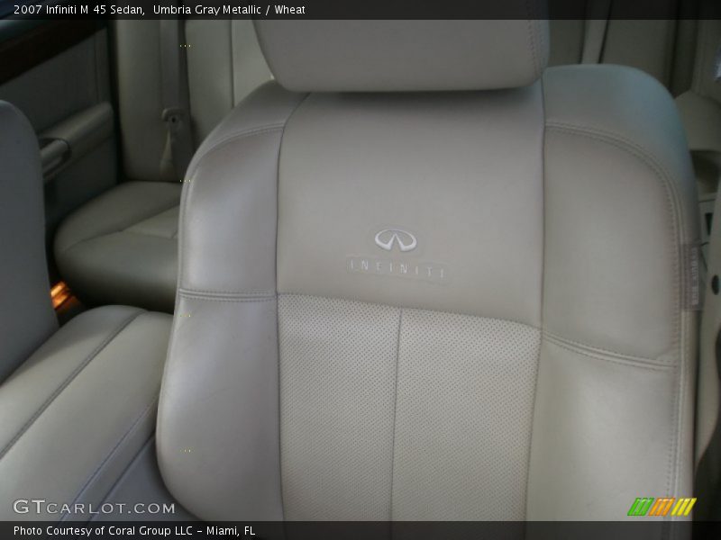 Umbria Gray Metallic / Wheat 2007 Infiniti M 45 Sedan