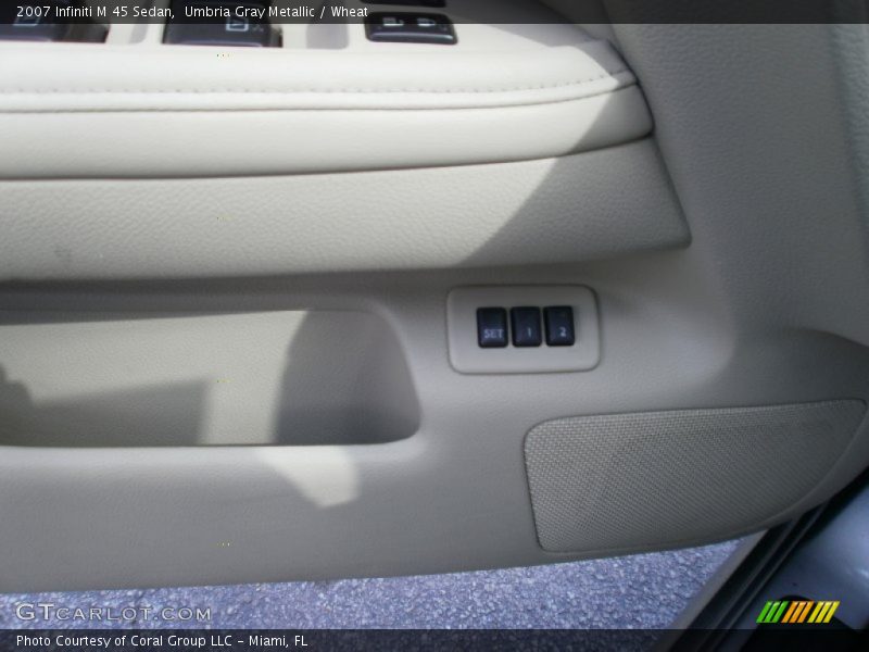 Umbria Gray Metallic / Wheat 2007 Infiniti M 45 Sedan