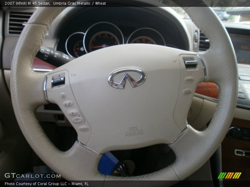 Umbria Gray Metallic / Wheat 2007 Infiniti M 45 Sedan