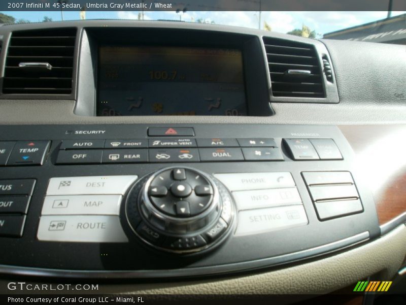 Umbria Gray Metallic / Wheat 2007 Infiniti M 45 Sedan