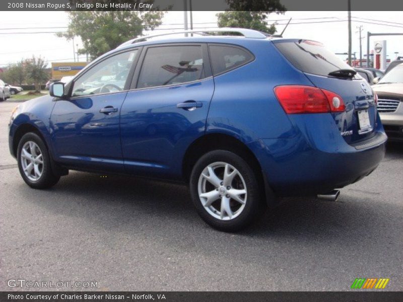Indigo Blue Metallic / Gray 2008 Nissan Rogue S