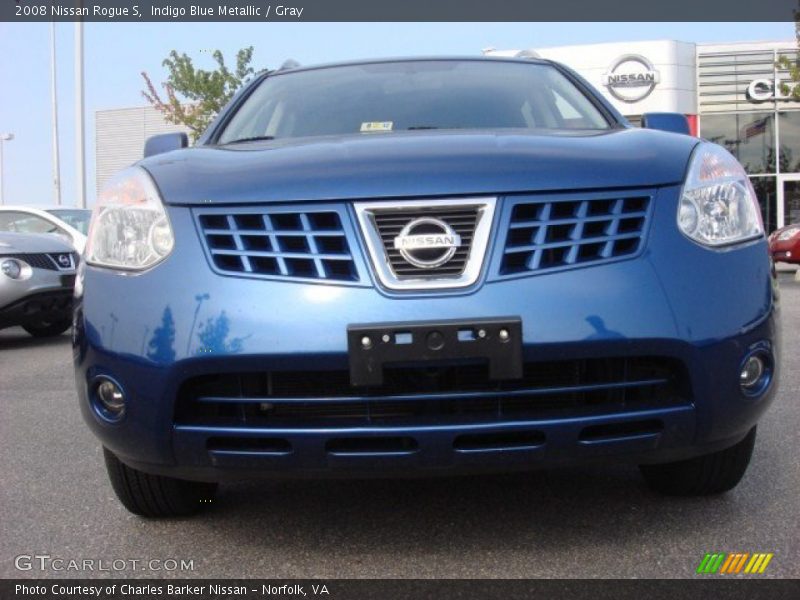 Indigo Blue Metallic / Gray 2008 Nissan Rogue S