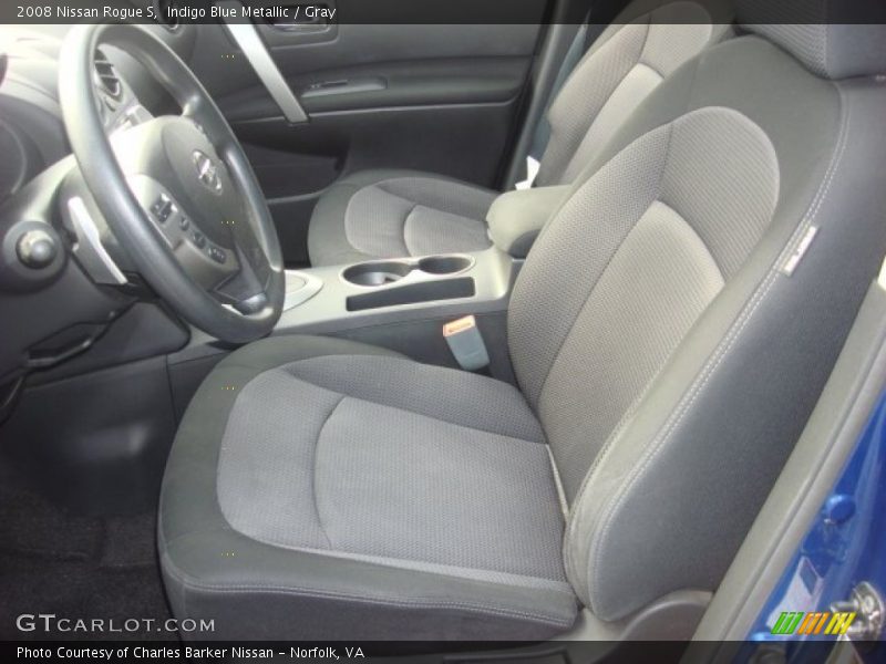 Indigo Blue Metallic / Gray 2008 Nissan Rogue S