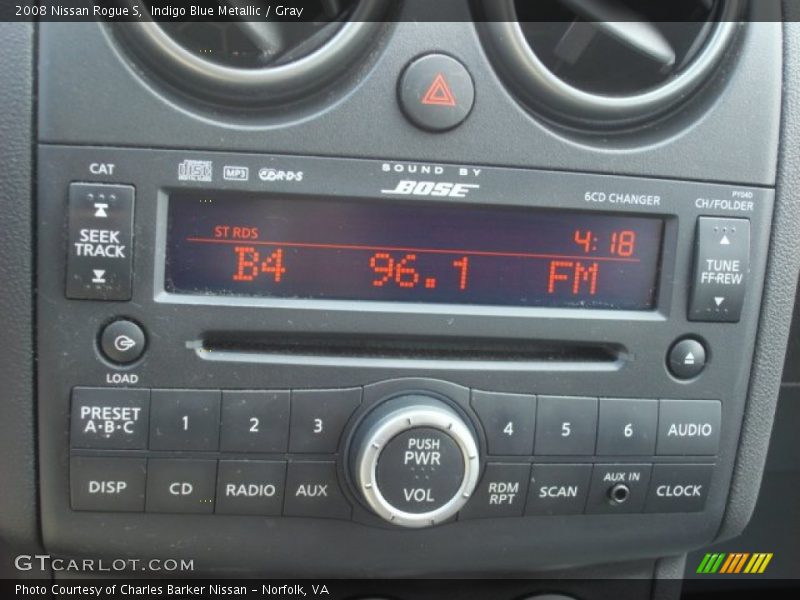 Indigo Blue Metallic / Gray 2008 Nissan Rogue S