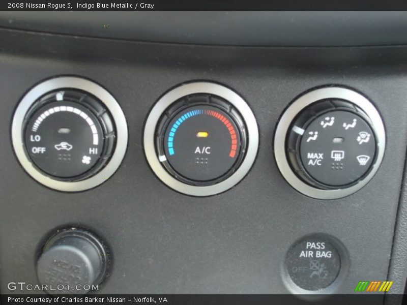 Indigo Blue Metallic / Gray 2008 Nissan Rogue S