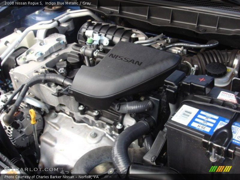 Indigo Blue Metallic / Gray 2008 Nissan Rogue S