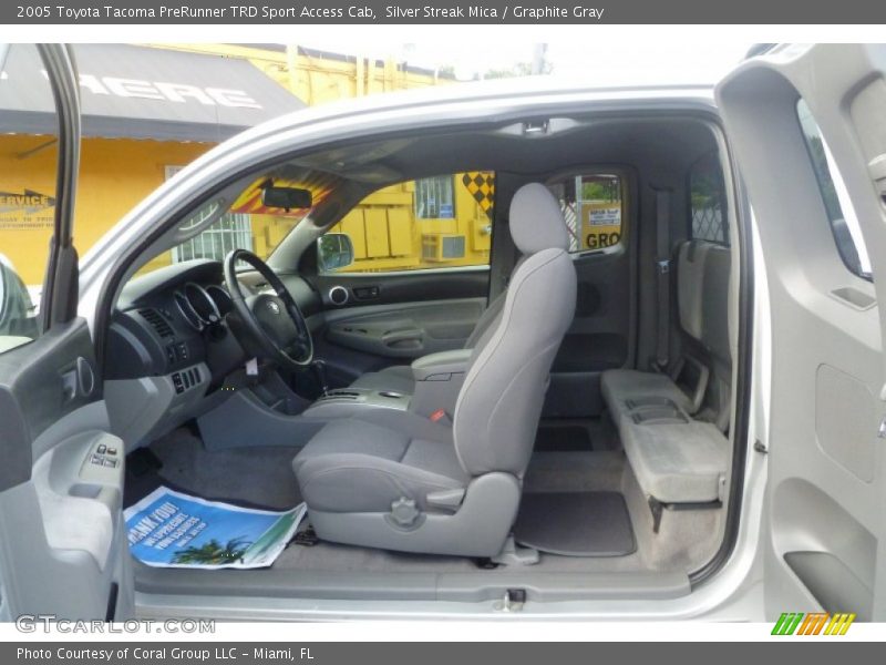 Silver Streak Mica / Graphite Gray 2005 Toyota Tacoma PreRunner TRD Sport Access Cab