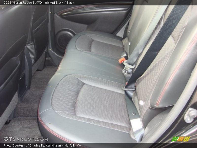 Wicked Black / Black 2008 Nissan Rogue S AWD