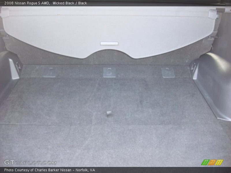 Wicked Black / Black 2008 Nissan Rogue S AWD