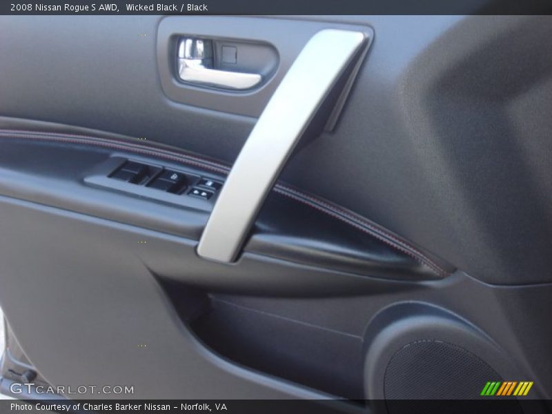Wicked Black / Black 2008 Nissan Rogue S AWD