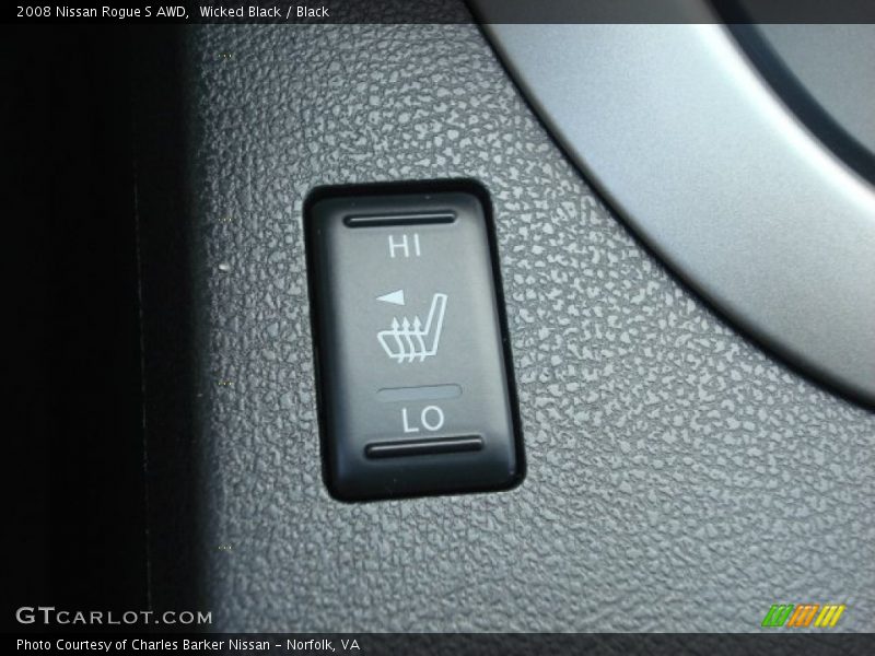 Wicked Black / Black 2008 Nissan Rogue S AWD
