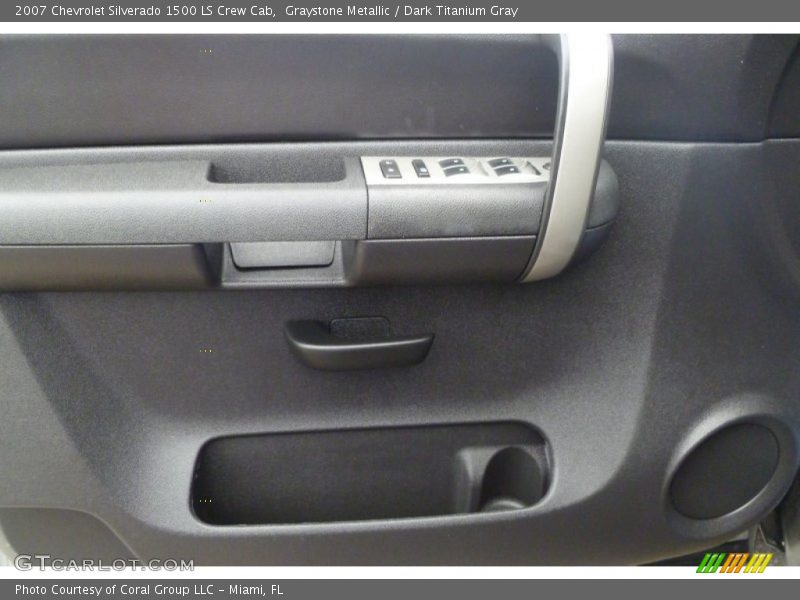 Graystone Metallic / Dark Titanium Gray 2007 Chevrolet Silverado 1500 LS Crew Cab