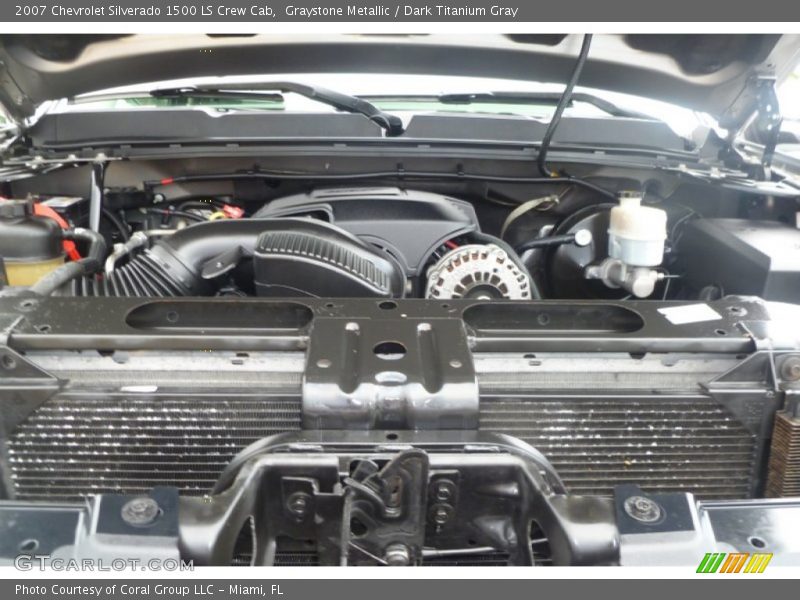 Graystone Metallic / Dark Titanium Gray 2007 Chevrolet Silverado 1500 LS Crew Cab