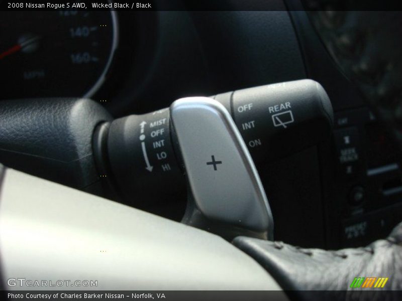 Wicked Black / Black 2008 Nissan Rogue S AWD