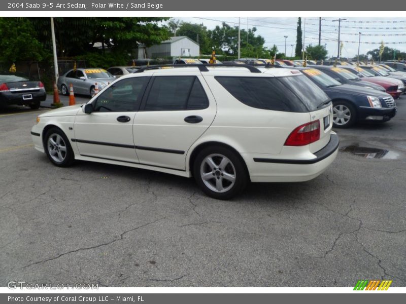 Polar White / Sand Beige 2004 Saab 9-5 Arc Sedan