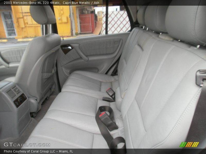 Capri Blue Metallic / Ash 2003 Mercedes-Benz ML 320 4Matic