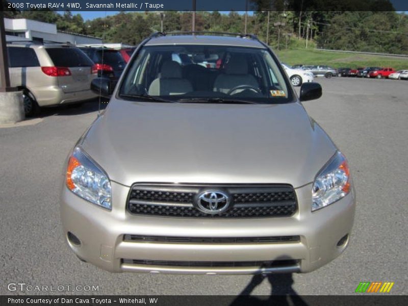 Savannah Metallic / Taupe 2008 Toyota RAV4 4WD