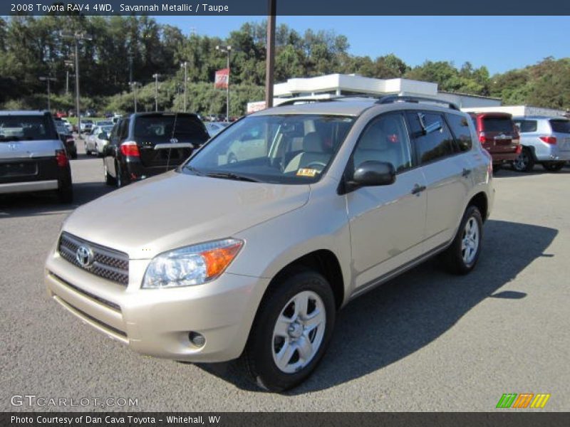 Savannah Metallic / Taupe 2008 Toyota RAV4 4WD