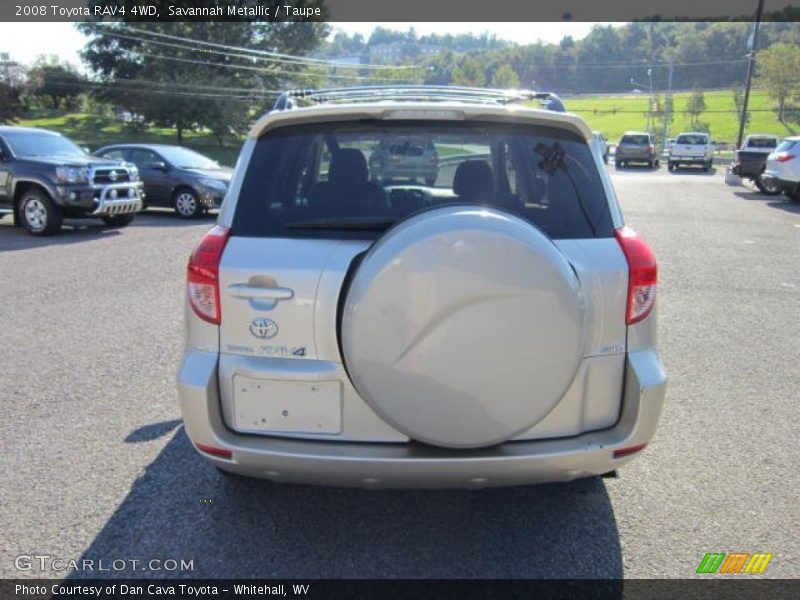 Savannah Metallic / Taupe 2008 Toyota RAV4 4WD