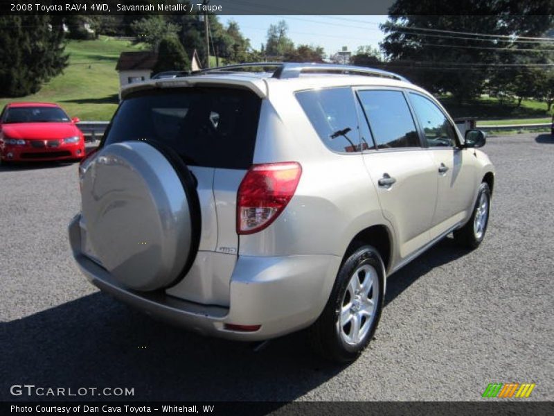 Savannah Metallic / Taupe 2008 Toyota RAV4 4WD