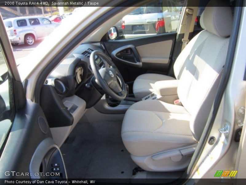 Savannah Metallic / Taupe 2008 Toyota RAV4 4WD