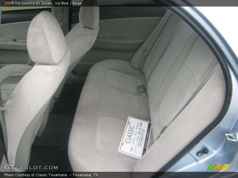 Ice Blue / Beige 2008 Kia Spectra EX Sedan