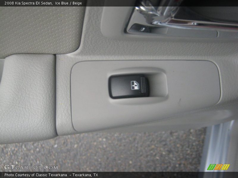 Ice Blue / Beige 2008 Kia Spectra EX Sedan