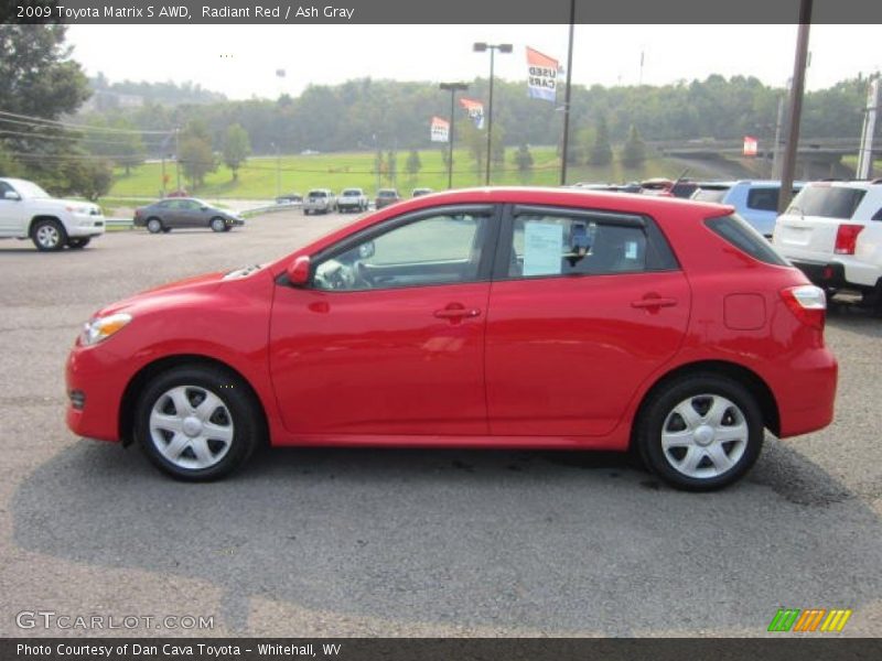 Radiant Red / Ash Gray 2009 Toyota Matrix S AWD