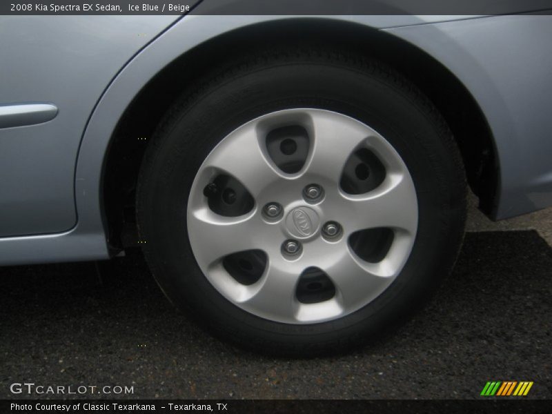 Ice Blue / Beige 2008 Kia Spectra EX Sedan