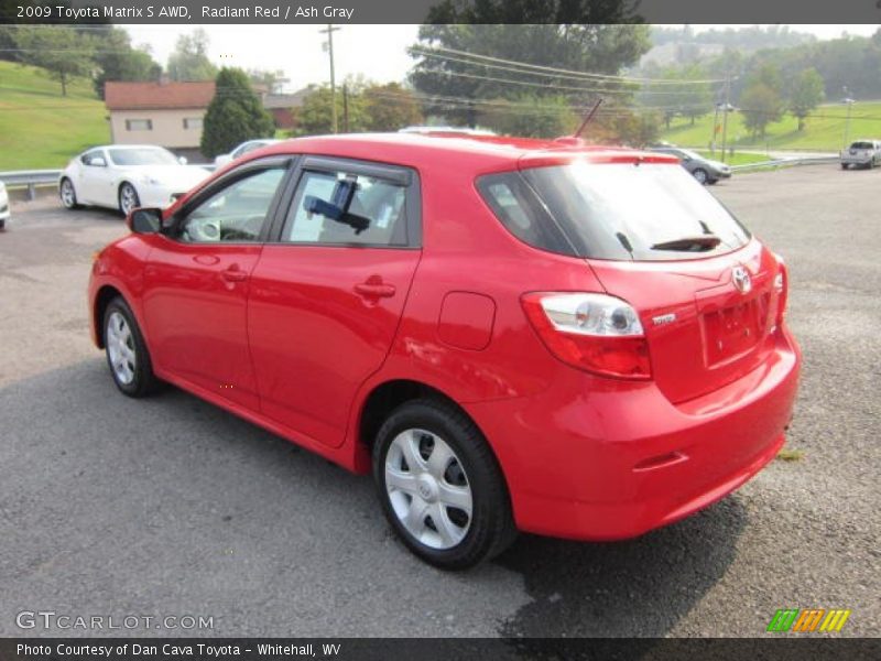 Radiant Red / Ash Gray 2009 Toyota Matrix S AWD