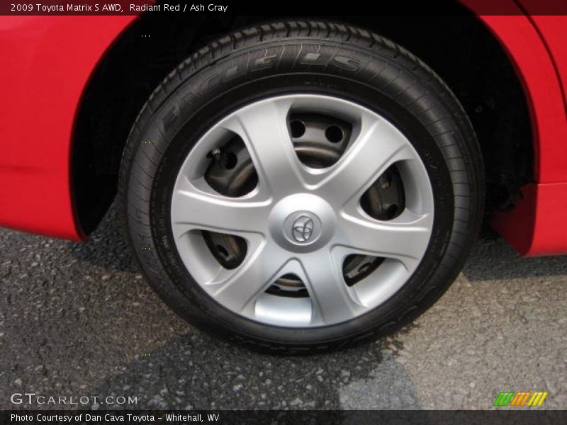 Radiant Red / Ash Gray 2009 Toyota Matrix S AWD