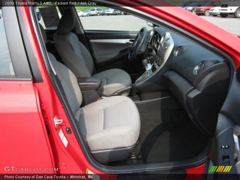 Radiant Red / Ash Gray 2009 Toyota Matrix S AWD